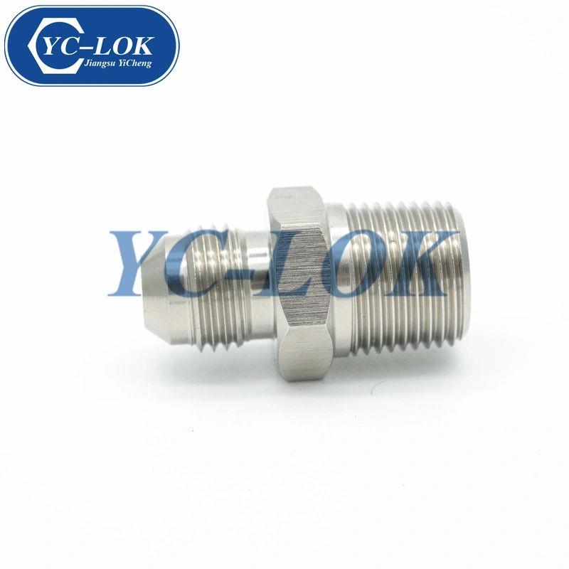 Jic Male 74 Degrees Cone Metric Male Captive Seal Flared Tube Fittings