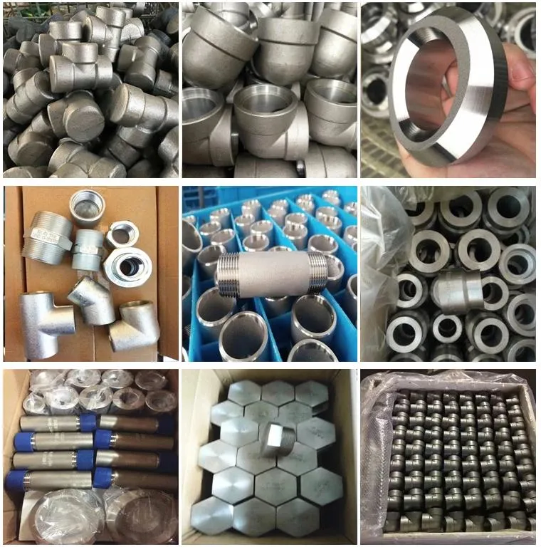 ASME B16.11 High Pressure 2000 3000 6000 9000 Forged Carbon Steel Pipe Fittings Hex Nipple Threaded Fittings